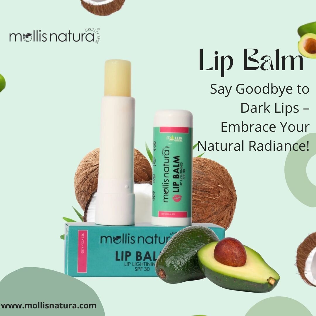 Brighten Black Lips with Lip Balm - mollisnatura