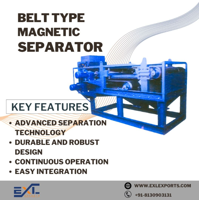 Get Magnetic Separation Rollers from EXL Exports Solutions