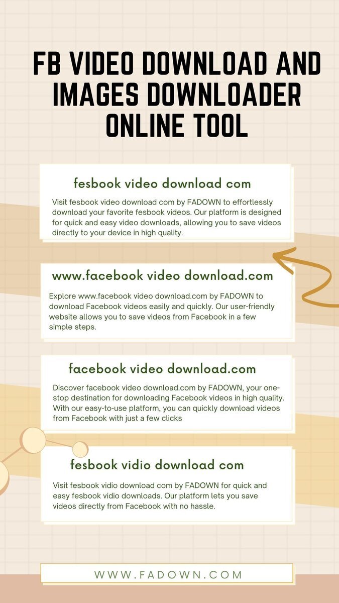 Download fesbook  Videos Easily - fesbook video download com - FADOWN