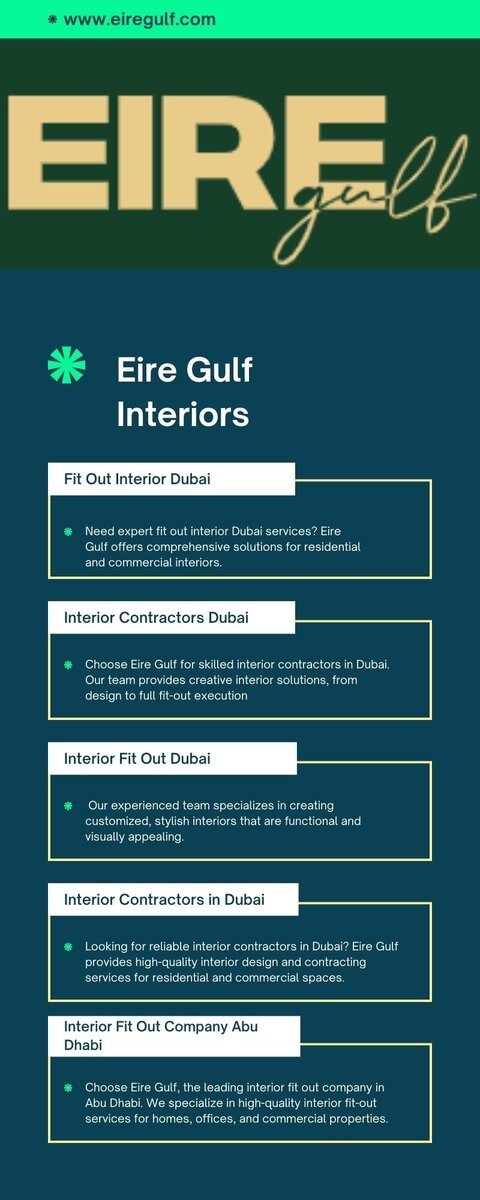 Professional Fit Out Interior Dubai for Your Dream Space