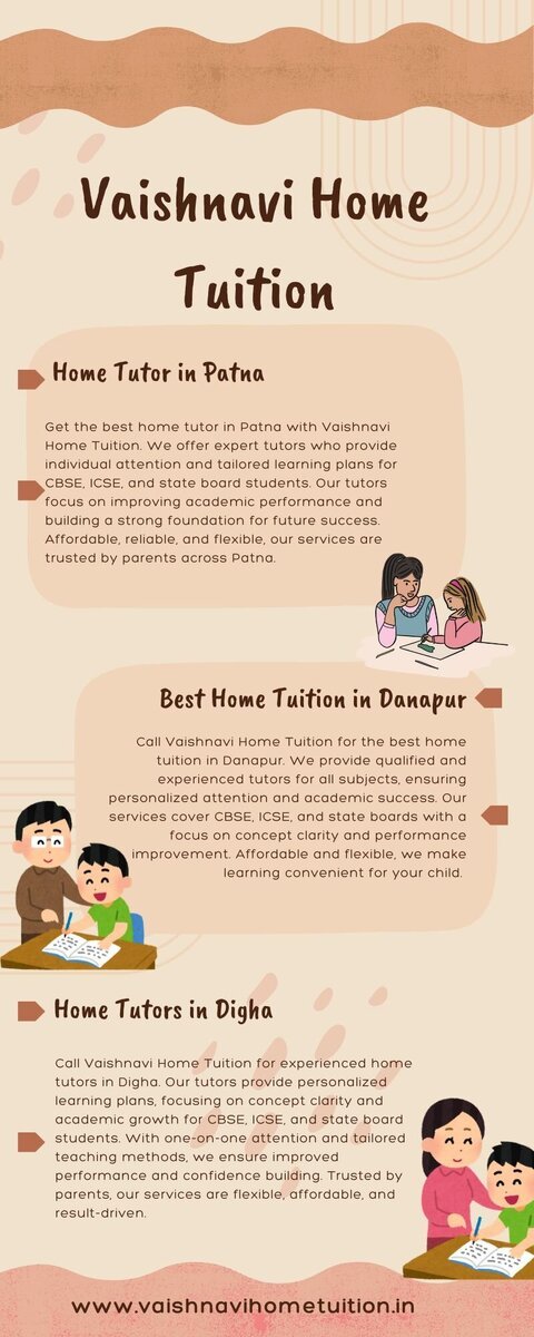 Find Qualified Home Tutor in Patna with Vaishnavi Home Tuition