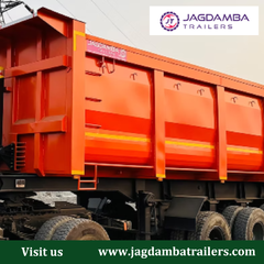 Top Tipping Trailer Manufacturer – Choose Jagdamba Trailers for Excellence!